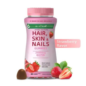 OEM Biotin Gummies for Hair, Pores and skin, and Nails with Vitamin C and Vitamin E – Helps Attractive Hair, Radiant Pores and skin, and Wholesome Nails