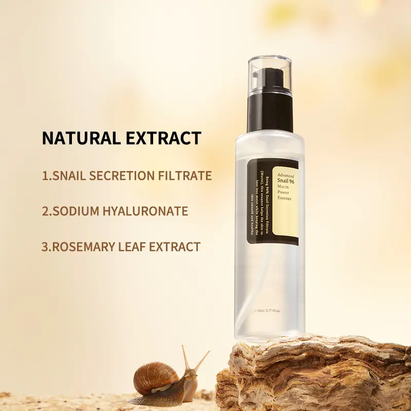 Personal Label Superior Snail Mucin Serum 96% - Repairs Broken Pores and skin, Anti-Getting old Korean Skincare