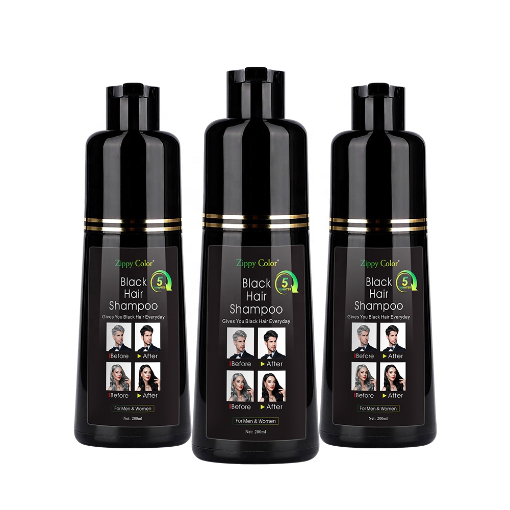 Speedy-Performing Pure Black Hair Shade for Males with Plant Extracts – Completely Covers Gray Hair – OEM & ODM Obtainable